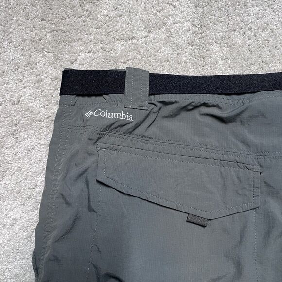 COLUMBIA Omni-Shade Convertible Pants Men 40x32 Gray Sun Blocking Hiking Outdoor - Picture 7 of 11